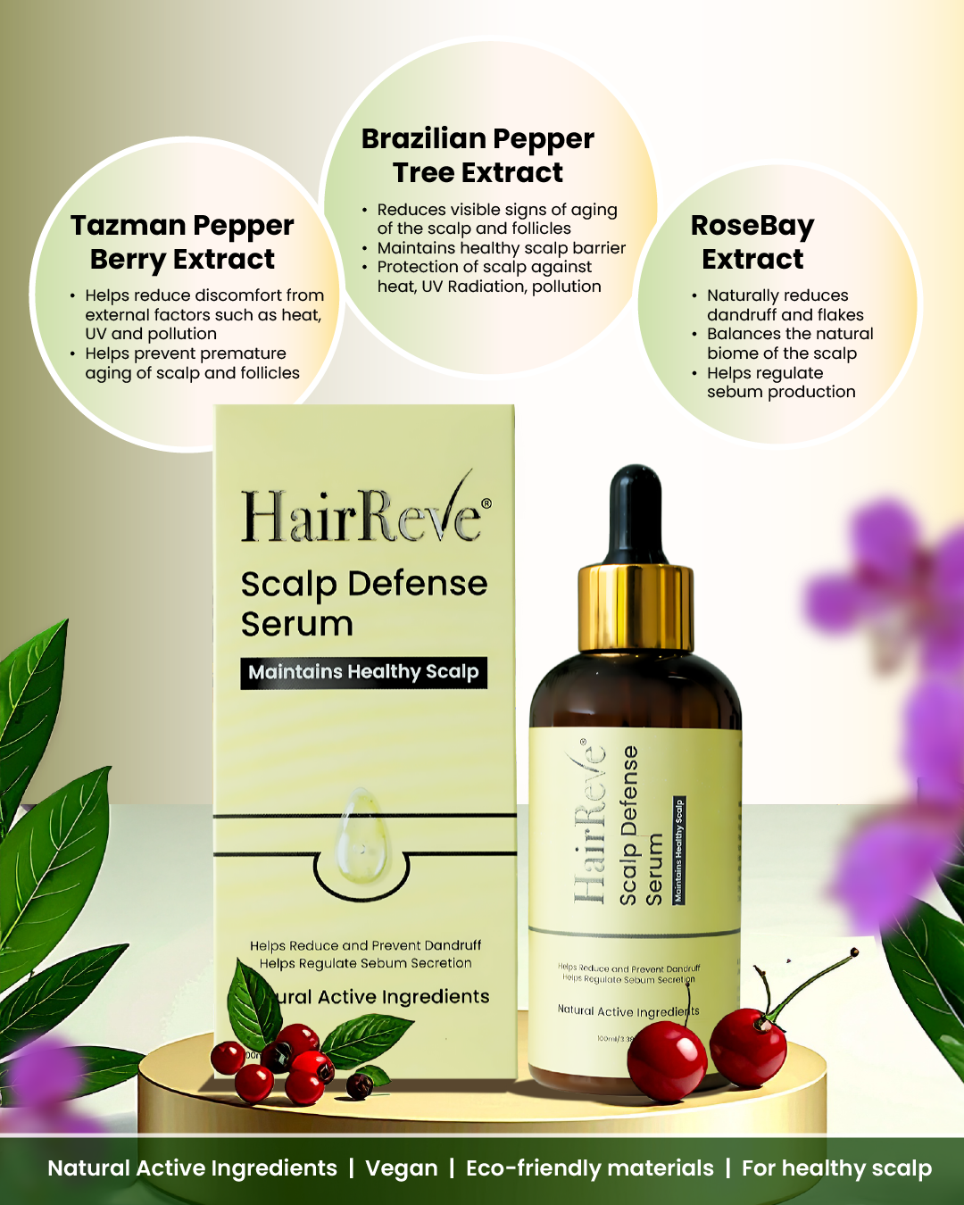 HairReve Scalp Defense Serum (Anti-Dandruff) -  100ml