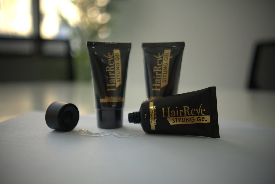HairReve Styling Gel - Texturizing Light Hold (50ml) - Moisturize & Nourish Your Scalp with Style