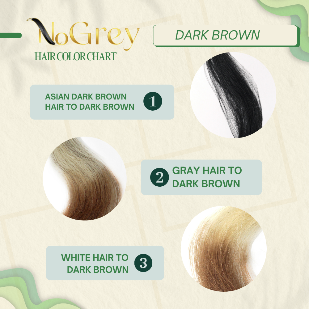 NoGrey HAIR COLOR Gel Powder Twin Pack - Peroxide Free, Ammonia Free
