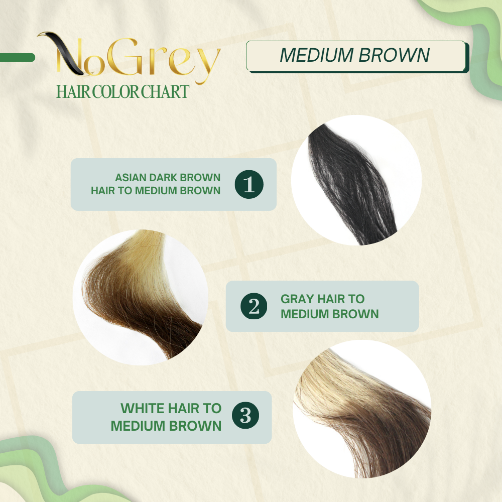 NoGrey HAIR COLOR Gel Powder Twin Pack - Peroxide Free, Ammonia Free