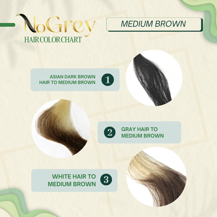 NoGrey HAIR COLOR Gel Powder Twin Pack - Peroxide Free, Ammonia Free