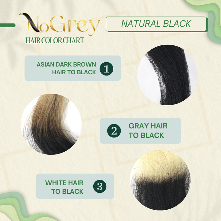NoGrey HAIR COLOR Gel Powder Twin Pack - Peroxide Free, Ammonia Free