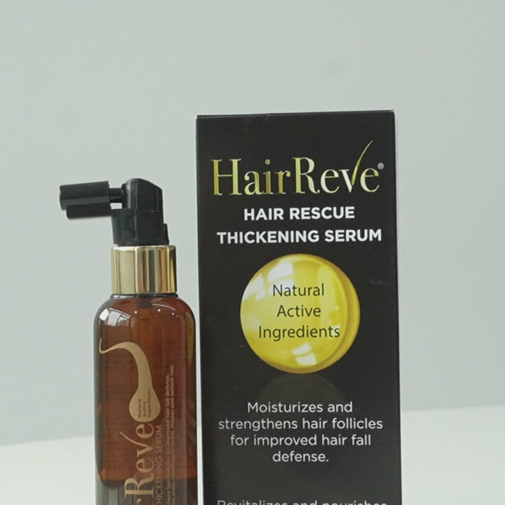 HairReve Hair Rescue Thickening SERUM 100ml (Reduce Hair Fall, Thicker Stronger Hair)