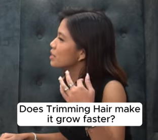 Does Trimming Hair Make It Grow Faster?" ✂️🌱