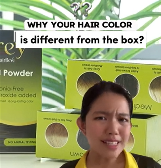 Why Does Your Hair Color Look Different from the Box? 🤔🎨