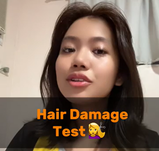 POV: You’re testing your hair for damage 👀💇‍♀️