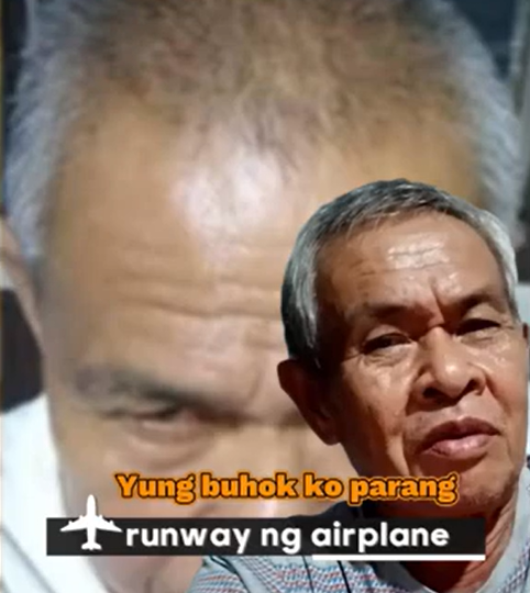 Yung Buhok Ko Parang Runway ng Airplane!