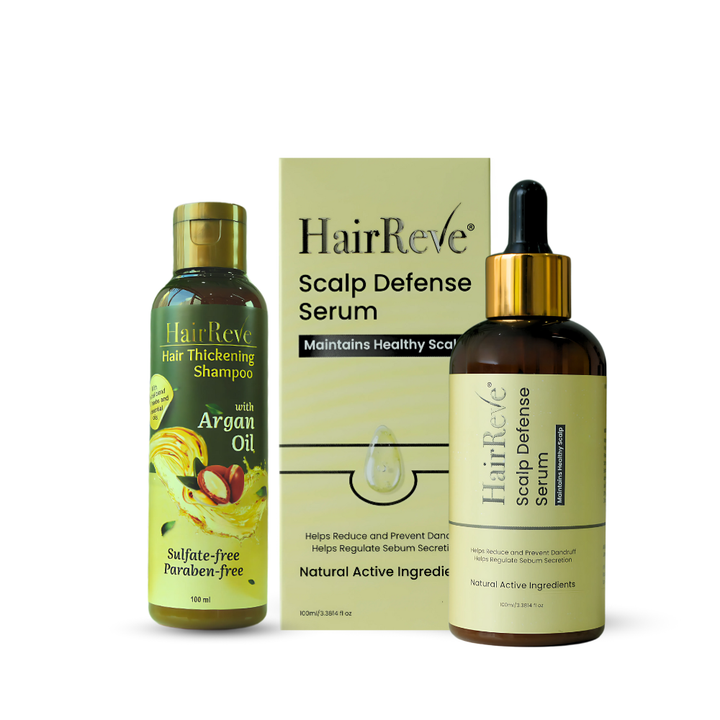 HairReve Sulfate-Free SHAMPOO & SCALP DEFENSE Serum Bundle