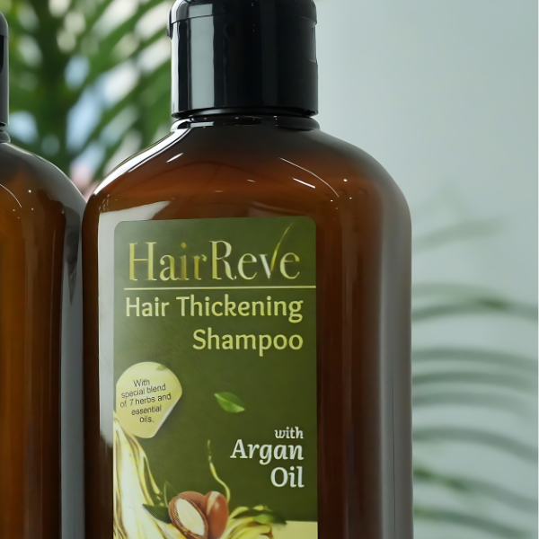 HairReve Hair Thickening SERUM & Sulfate-Free SHAMPOO Bundle (Reduce Hair Fall, Thicker Stronger Hair)