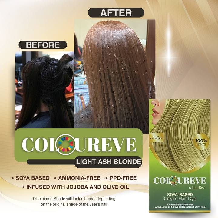 Coloureve HAIR DYE by HairReve - Ammonia Free, PPD Free, Soya Based