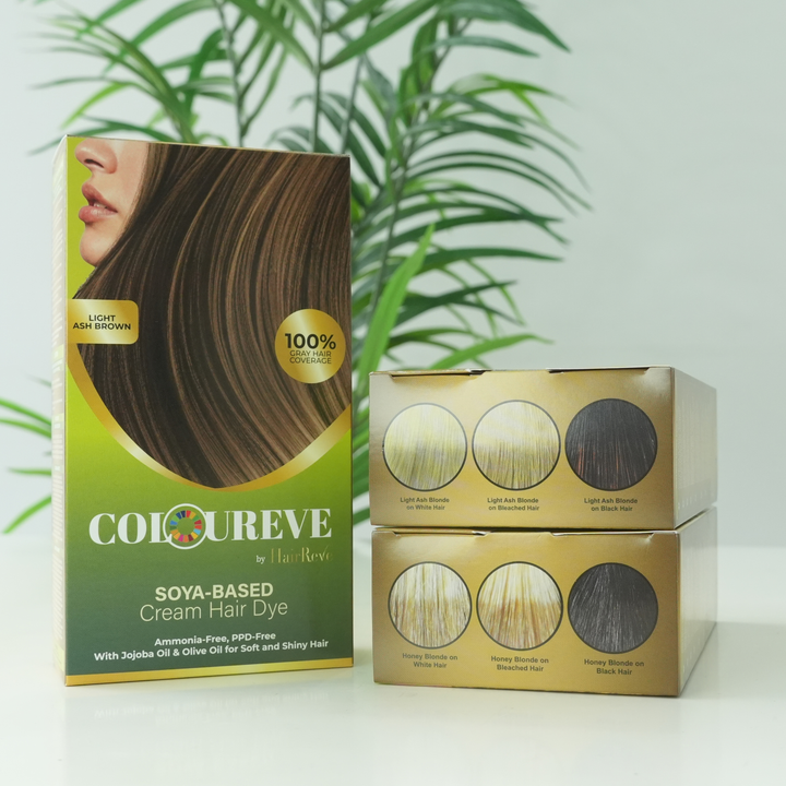 Coloureve HAIR DYE by HairReve - Ammonia Free, PPD Free, Soya Based