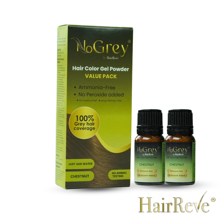 NoGrey HAIR COLOR Value Pack - 2 Bottles of Gel Powder Only