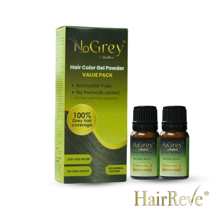 NoGrey HAIR COLOR Value Pack - 2 Bottles of Gel Powder Only