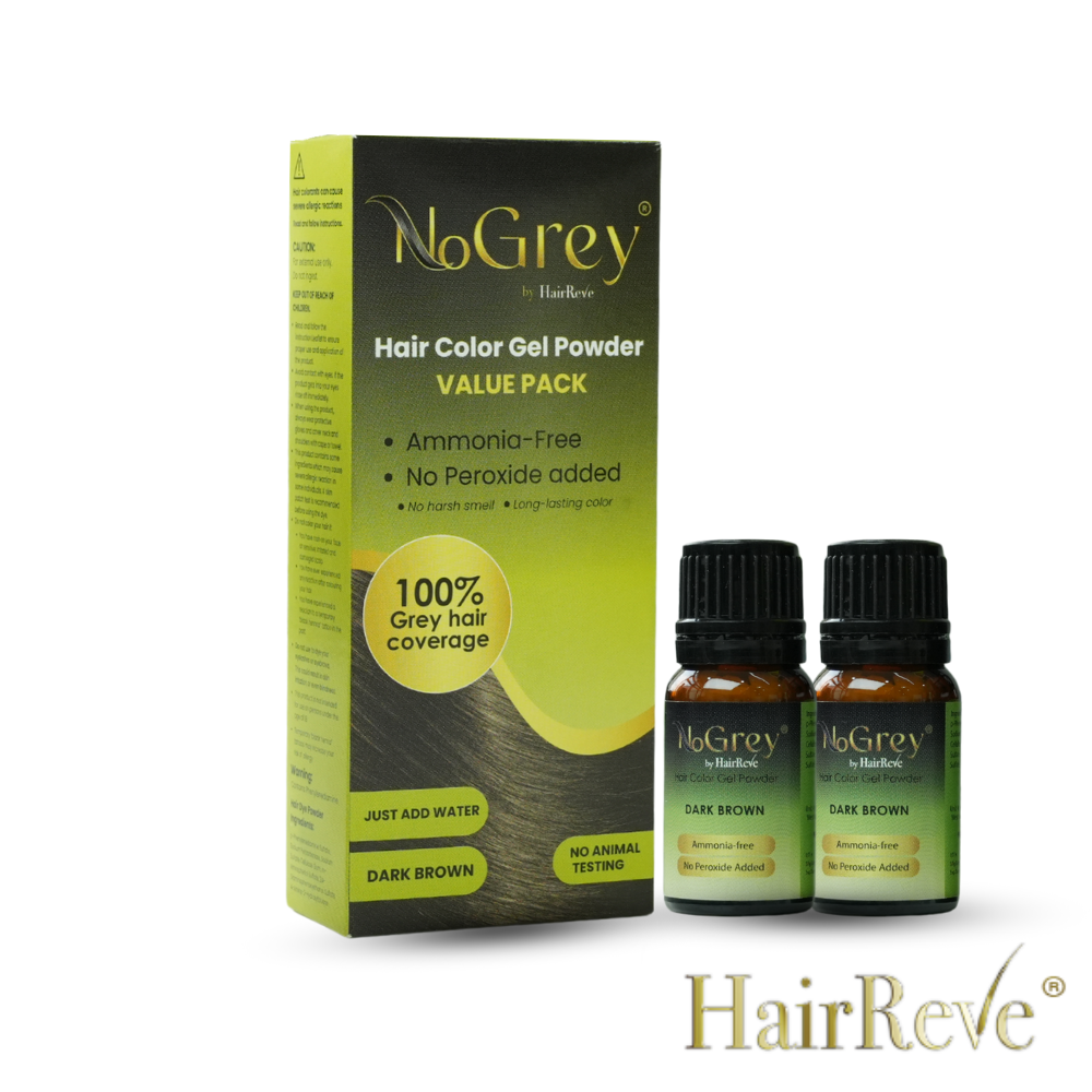 NoGrey HAIR COLOR Value Pack - 2 bottles of gel powder only