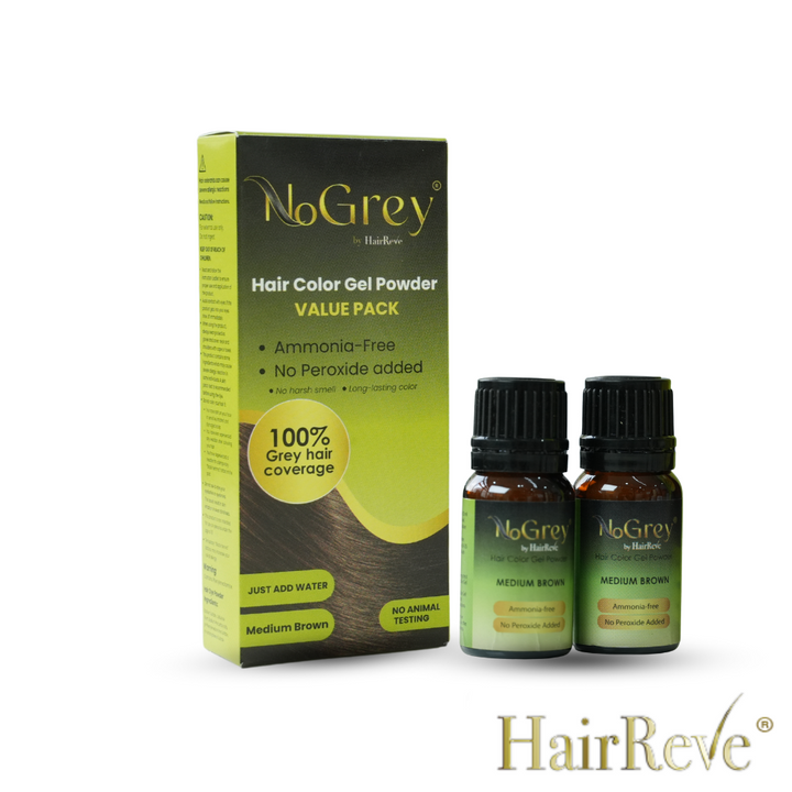 NoGrey HAIR COLOR Value Pack - 2 bottles of gel powder only
