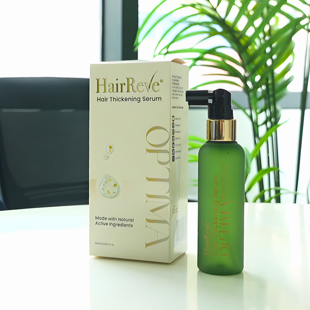 Hairreve OPTIMA Hair Thickening Serum - 100ml (Upgraded Formula, Reduce Hair Fall, Stronger Hair)