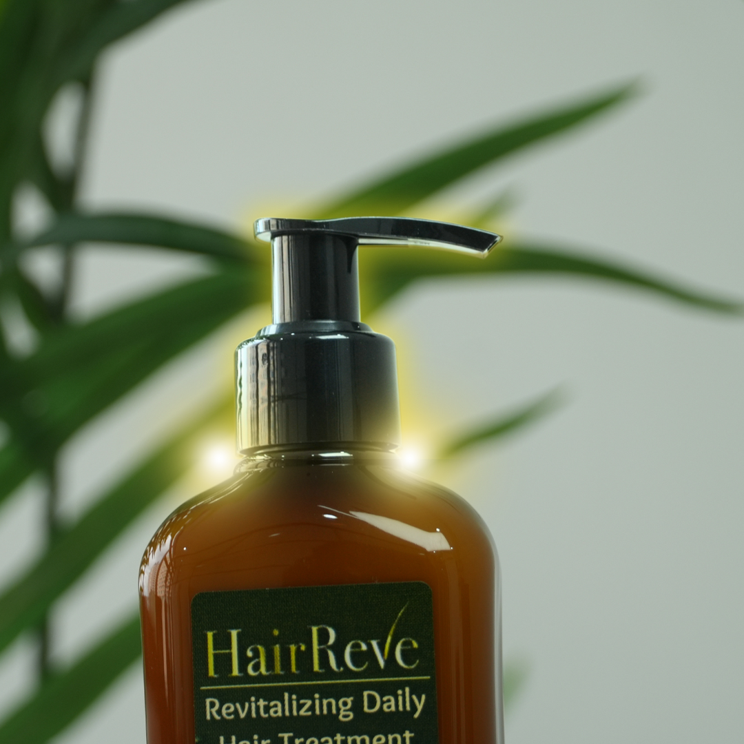 HairReve Green Gift Set - Sulfate-Free SHAMPOO (250ml) & Revitalizing Daily Hair TREATMENT