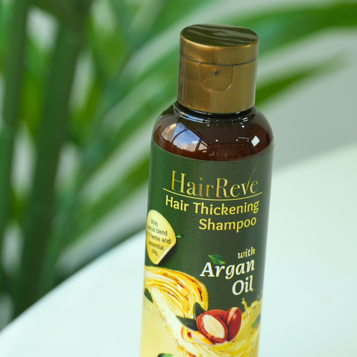 HairReve Hair Thickening SERUM & Sulfate-Free SHAMPOO Bundle (Reduce Hair Fall, Thicker Stronger Hair)