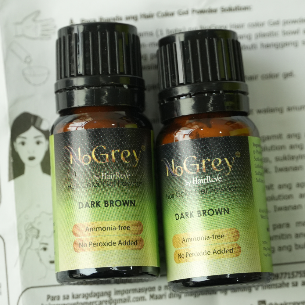 NoGrey HAIR COLOR Value Pack - 2 bottles of gel powder only