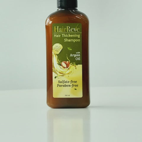 HairReve Hair Thickening SERUM, Sulfate-Free SHAMPOO (250ml) & Revitalizing Daily Hair TREATMENT