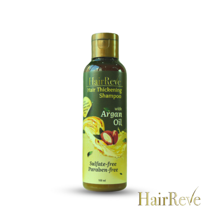 HairReve Hair Thickening SERUM & Sulfate-Free SHAMPOO Bundle (Reduce Hair Fall, Thicker Stronger Hair)