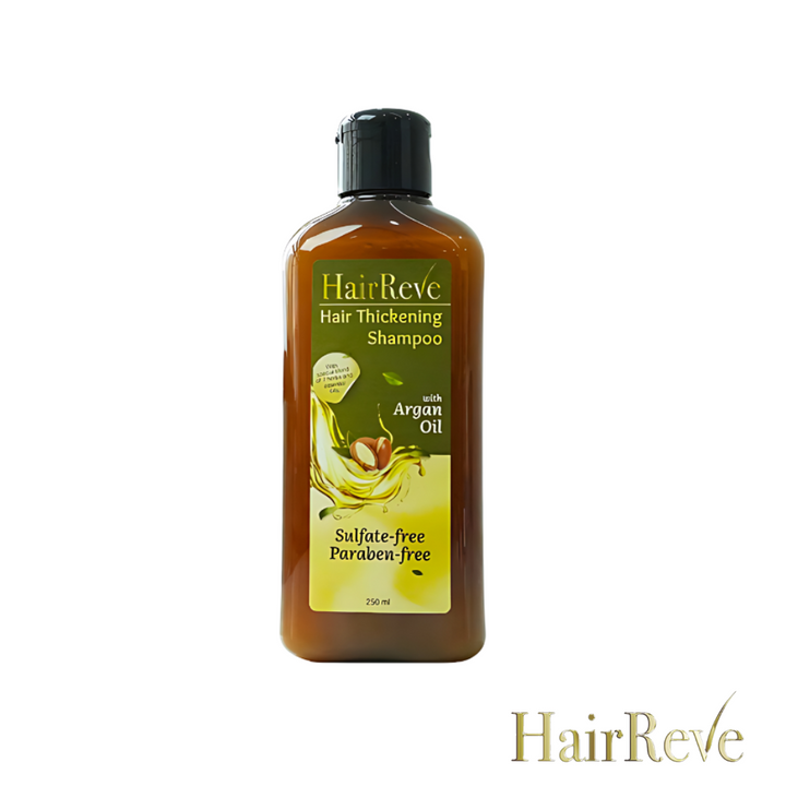 HairReve Hair Thickening SERUM & Sulfate-Free SHAMPOO Bundle (Reduce Hair Fall, Thicker Stronger Hair)