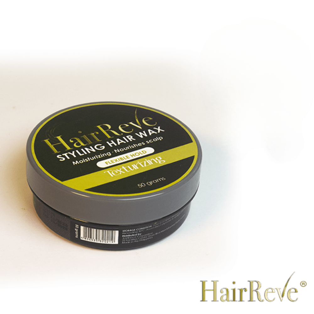 HairReve Styling Hair WAX - Texturizing Flexible Hold (50g) - Moisturize & Nourish Your Scalp